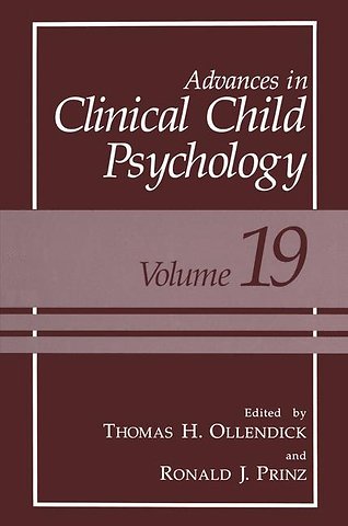Advances in Clinical Child Psychology