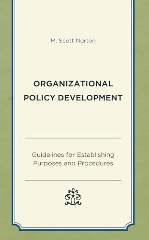 Organizational Policy Development