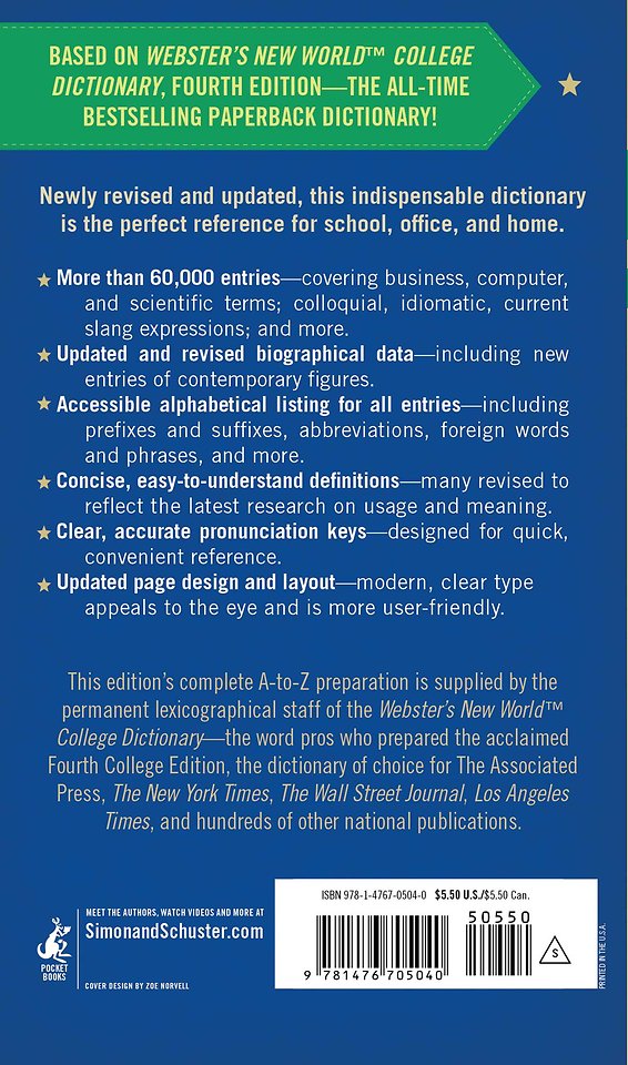 Webster's New World Dictionary