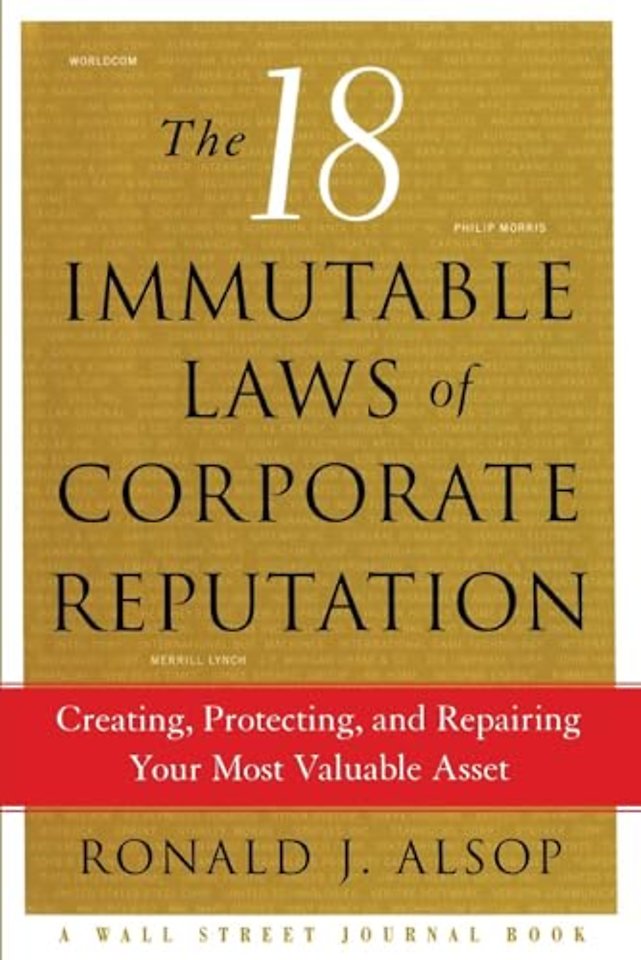 18 Immutable Laws of Corporate Reputation