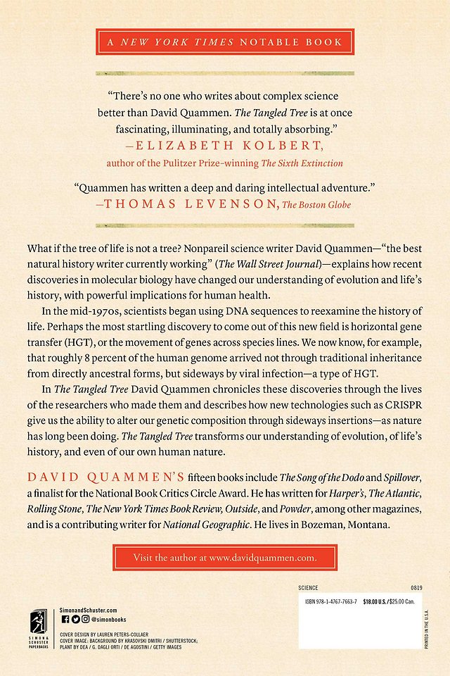 The Tangled Tree: A Radical New History of Life