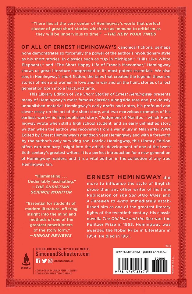 The Short Stories of Ernest Hemingway