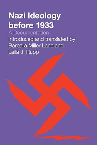 Nazi Ideology Before 1933 – A Documentation