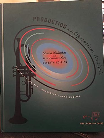 Production and Operations Analysis