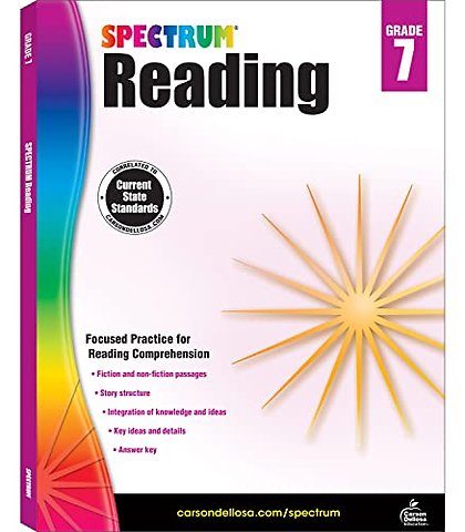 Spectrum Reading Workbook Grade 7