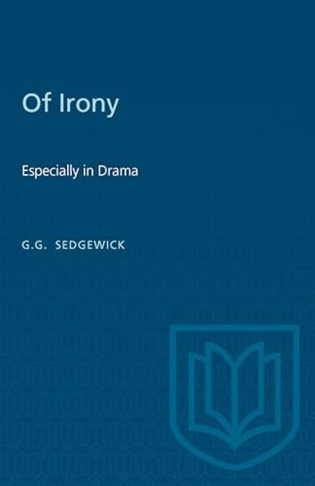 Of Irony – Especially in Drama