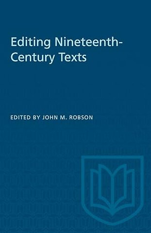 Editing Nineteenth–Century Texts
