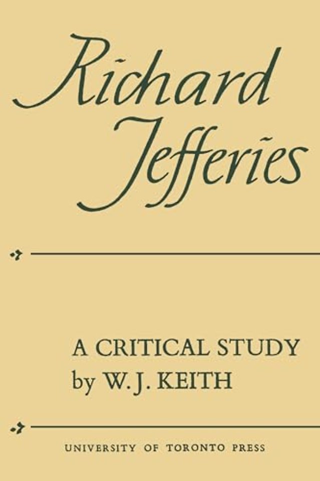 Richard Jefferies – A Critical Study