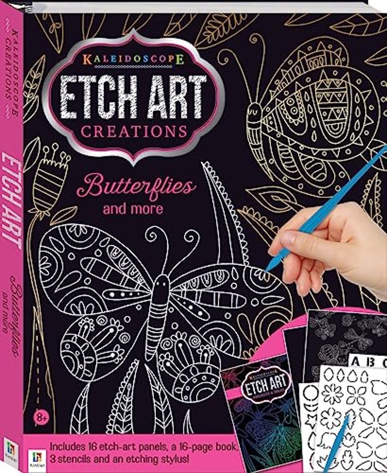 Kaleidoscope Etch Art Creations: Butterflies and More