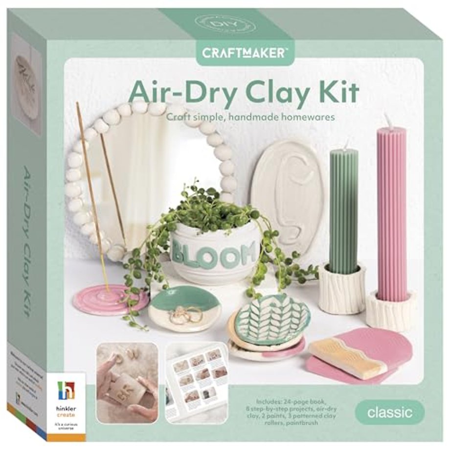 Craft Maker Classic Air Dry Clay Craft Kit