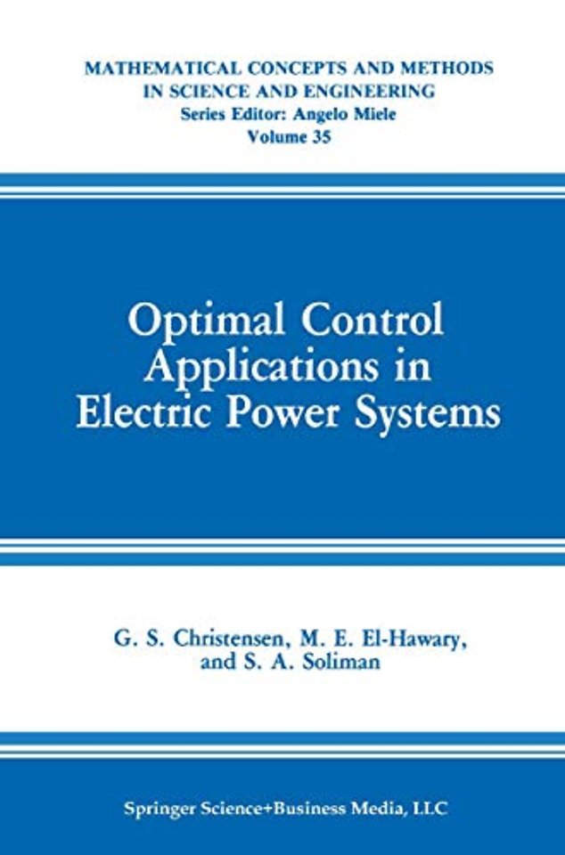 Optimal Control Applications in Electric Power Systems
