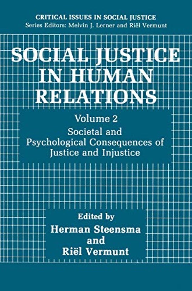 Social Justice in Human Relations Volume 2