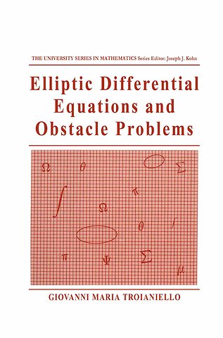 Elliptic Differential Equations and Obstacle Problems