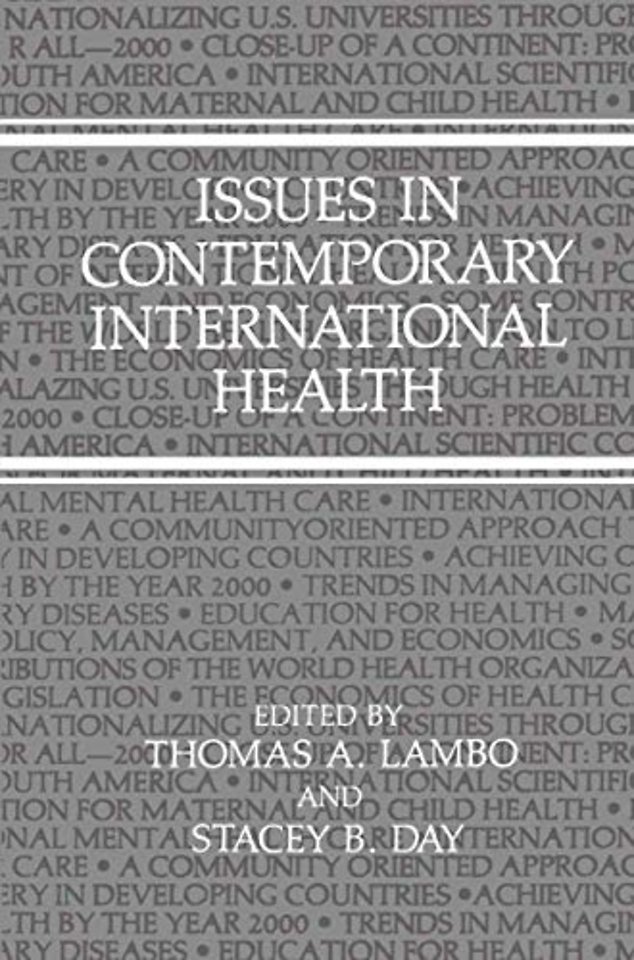 Issues in Contemporary International Health