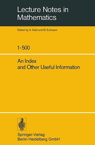 An Index and Other Useful Information