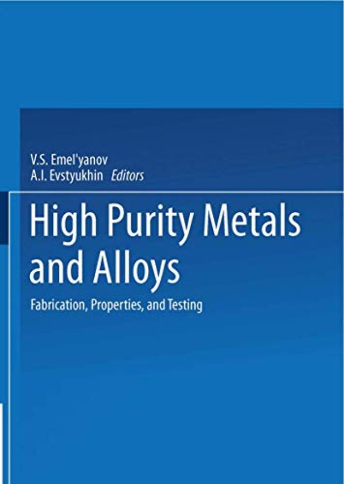 High-Purity Metals and Alloys