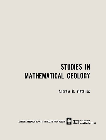 Studies in Mathematical Geology