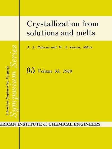 Crystallization from solutions and melts