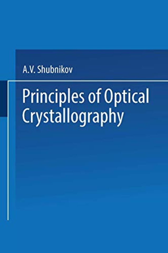 Principles of Optical Crystallography