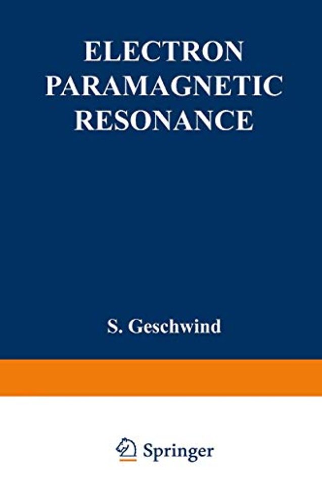 Electron Paramagnetic Resonance