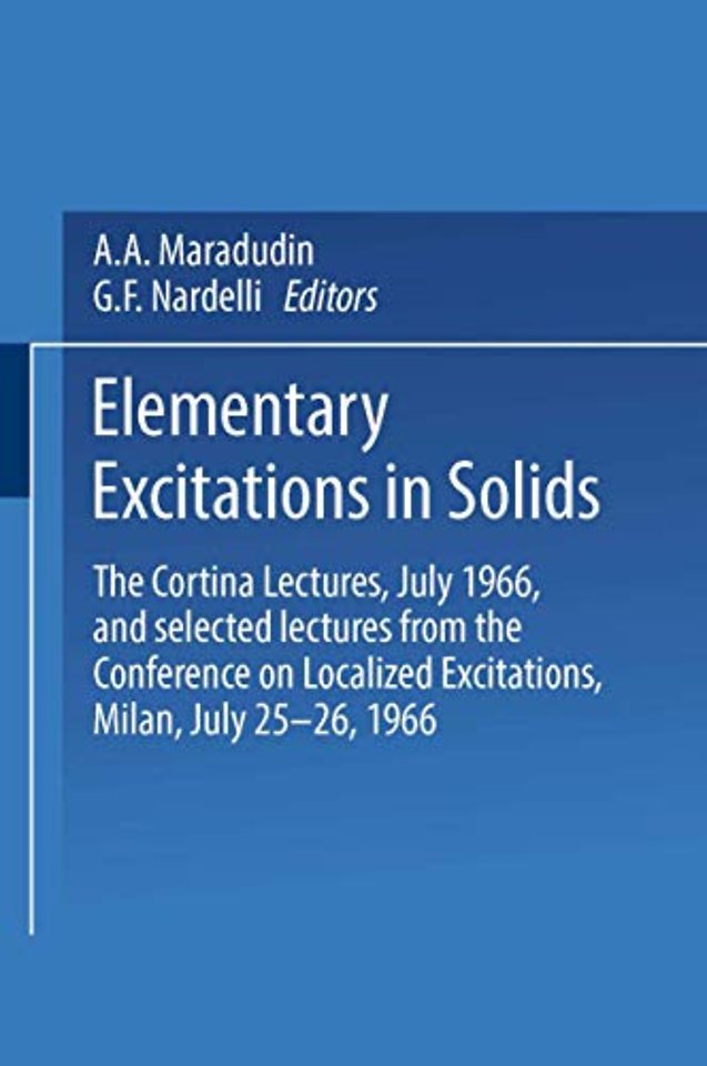 Elementary Excitations in Solids