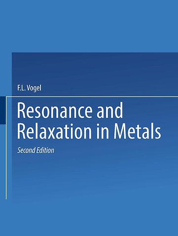 Resonance and Relaxation in Metals