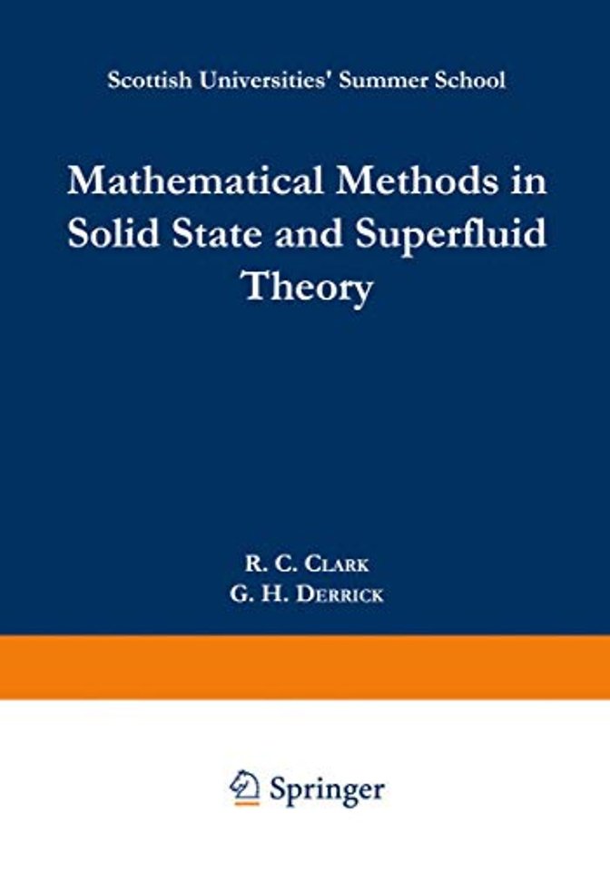 Mathematical Methods in Solid State and Superfluid Theory