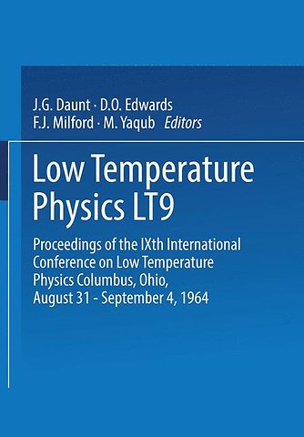Low Temperature Physics LT9