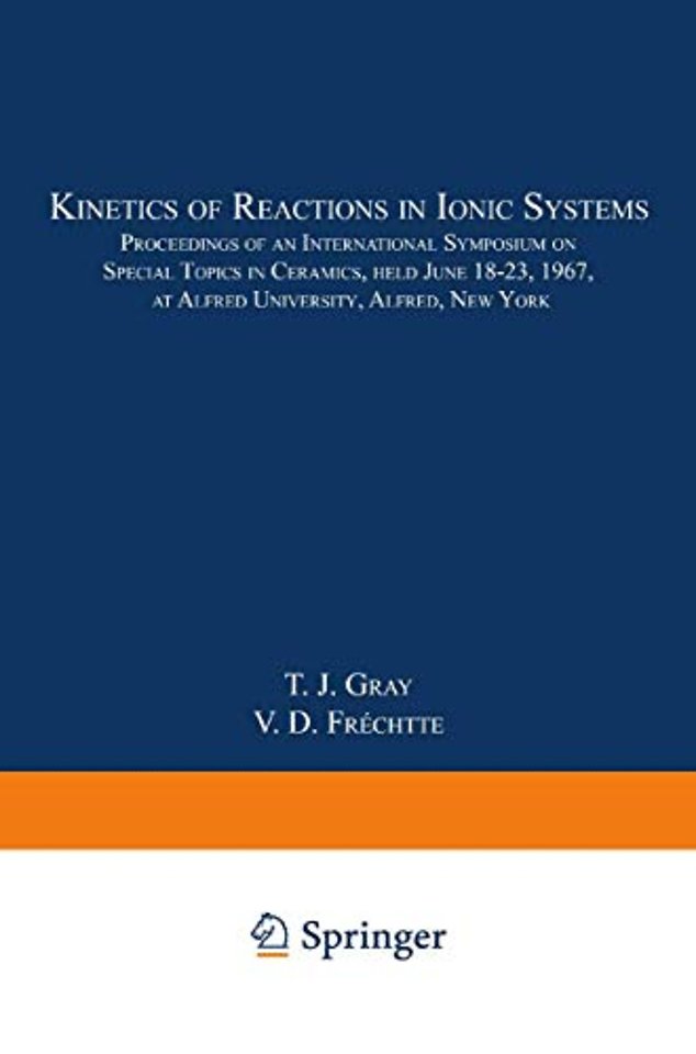 Kinetics of Reactions in Ionic Systems