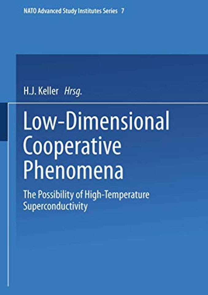 Low-Dimensional Cooperative Phenomena
