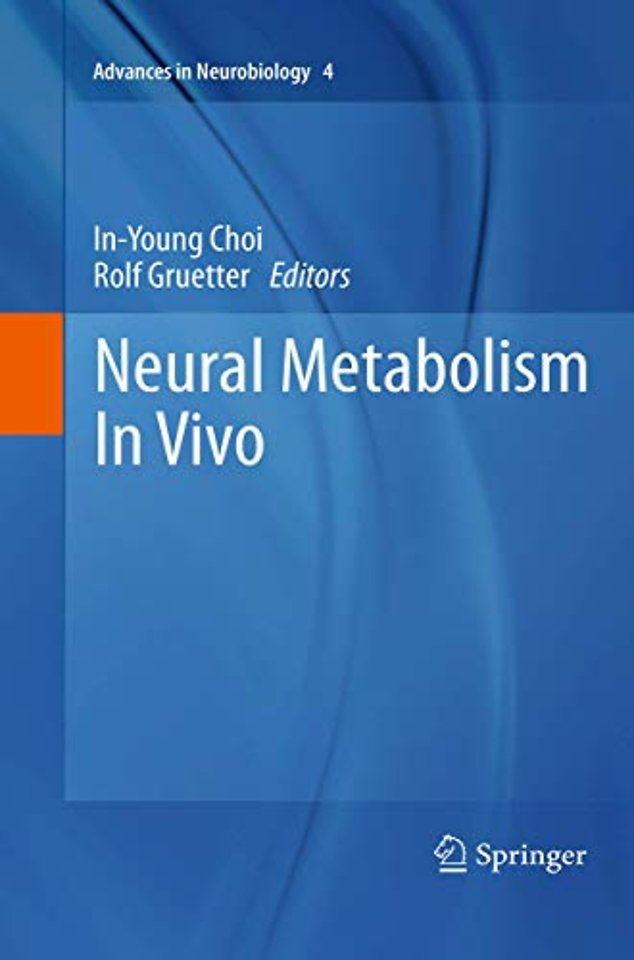 Neural Metabolism In Vivo