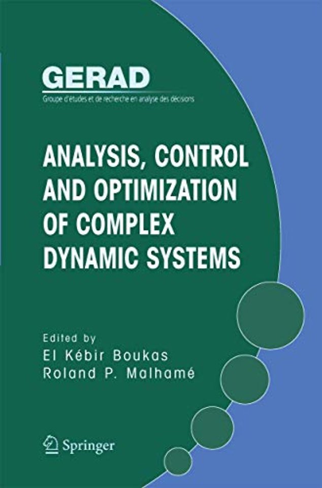 Analysis, Control and Optimization of Complex Dynamic Systems