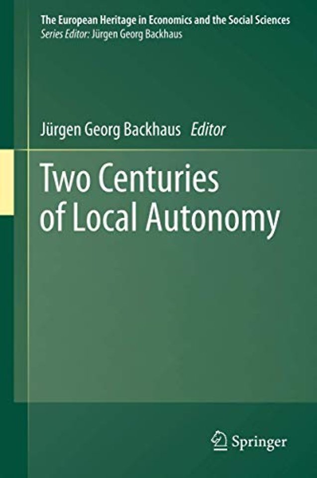 Two Centuries of Local Autonomy