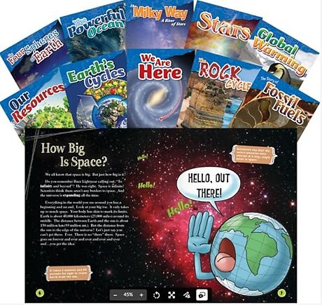 Let's Explore Earth & Space Science Grades 4-5, 10-Book Set