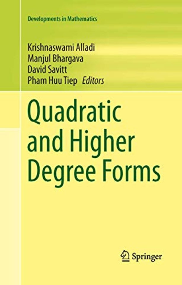 Quadratic and Higher Degree Forms