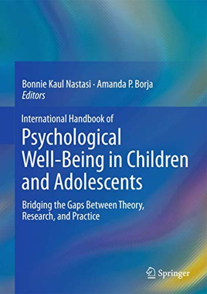 International Handbook of Psychological Well-Being in Children and Adolescents