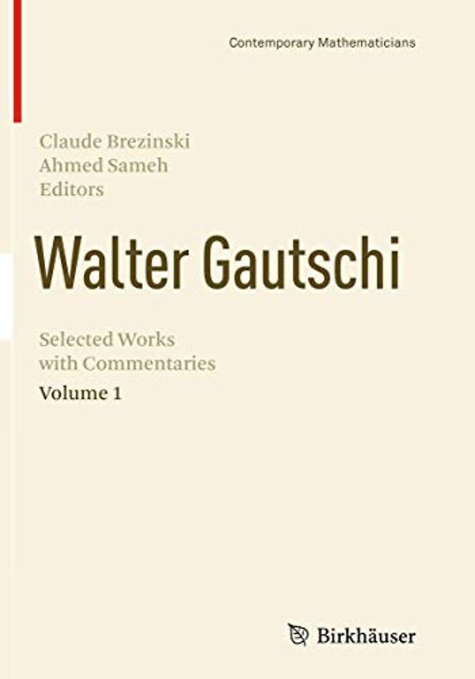 Walter Gautschi, Volume 1