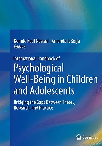 International Handbook of Psychological Well-Being in Children and Adolescents