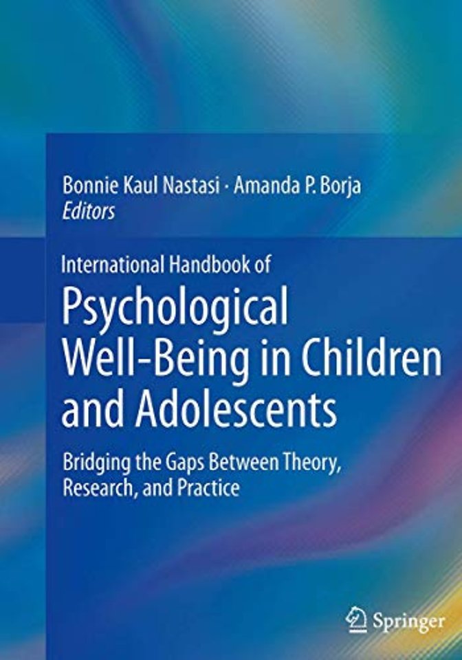 International Handbook of Psychological Well-Being in Children and Adolescents