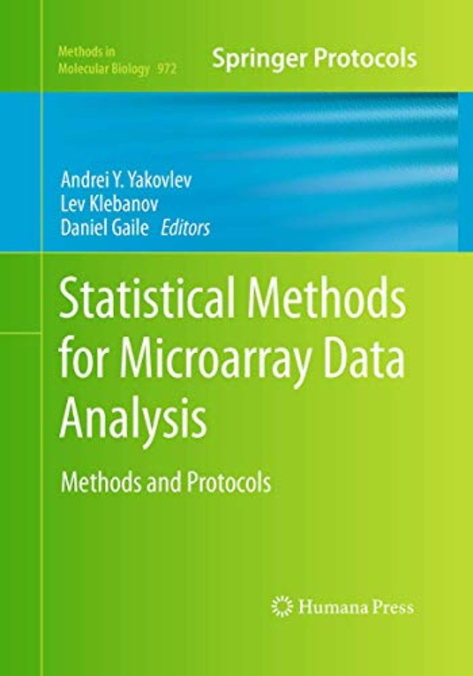 Statistical Methods for Microarray Data Analysis