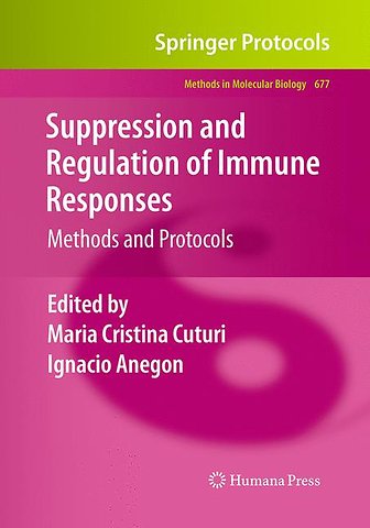 Suppression and Regulation of Immune Responses