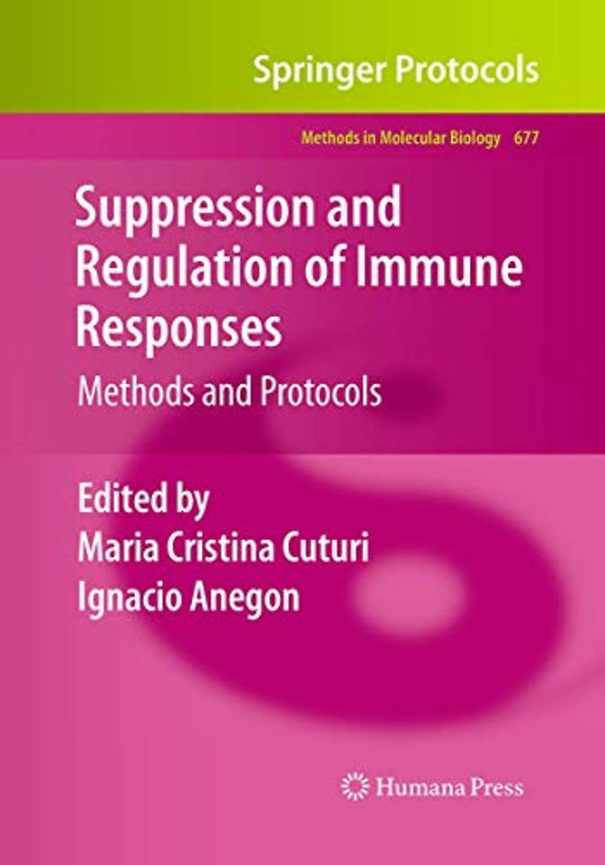 Suppression and Regulation of Immune Responses