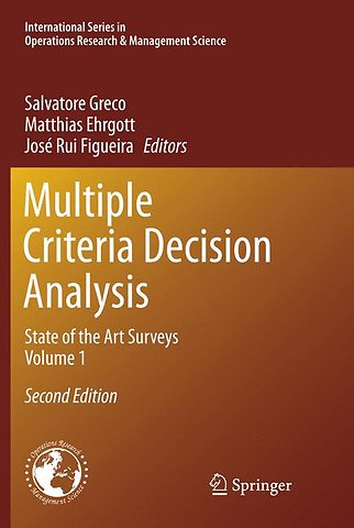 Multiple Criteria Decision Analysis