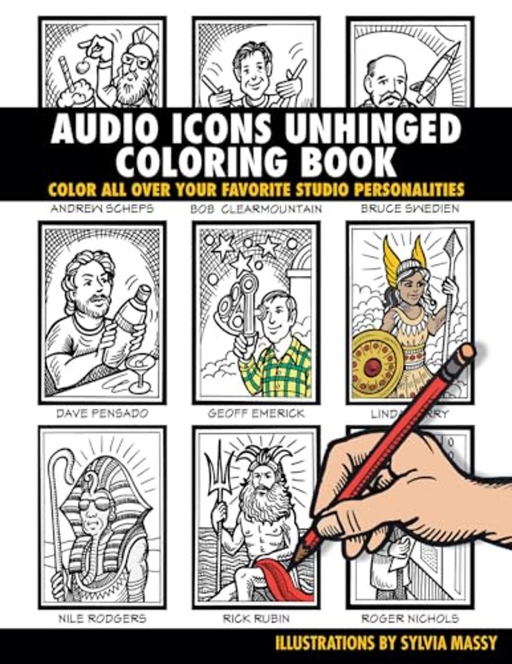 Audio Icons Unhinged Coloring Book