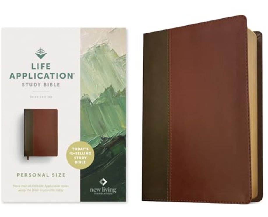 NLT Life Application Study Bible, Third Edition, Mahaogany