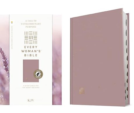 KJV Every Woman's Bible, Filament Enabled (Hardcover, Plum, Indexed, Red Letter)