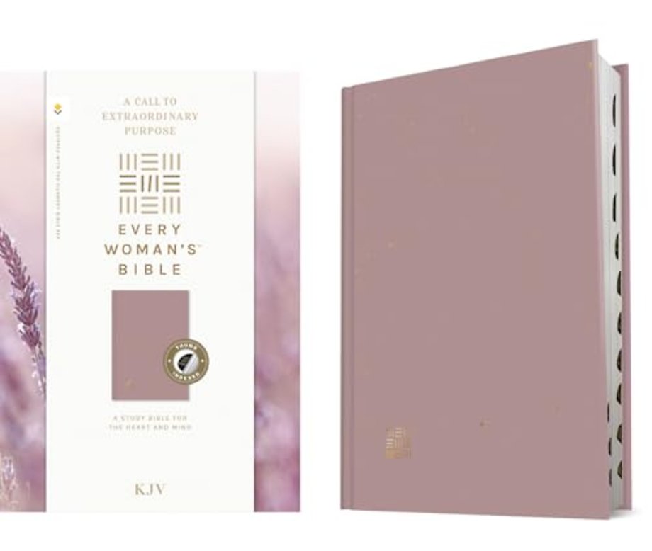 KJV Every Woman's Bible, Filament Enabled (Hardcover, Plum, Indexed, Red Letter)
