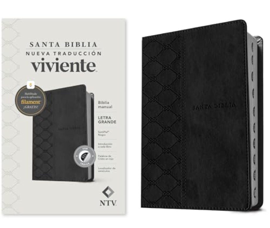 Biblia Manual NTV, Letra Grande Con Filament