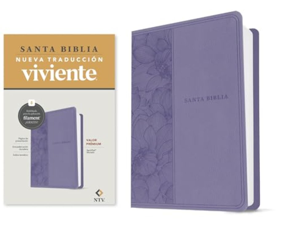 Biblia Valor Premium Ntv Con Filament (Sentipiel, Purpura)