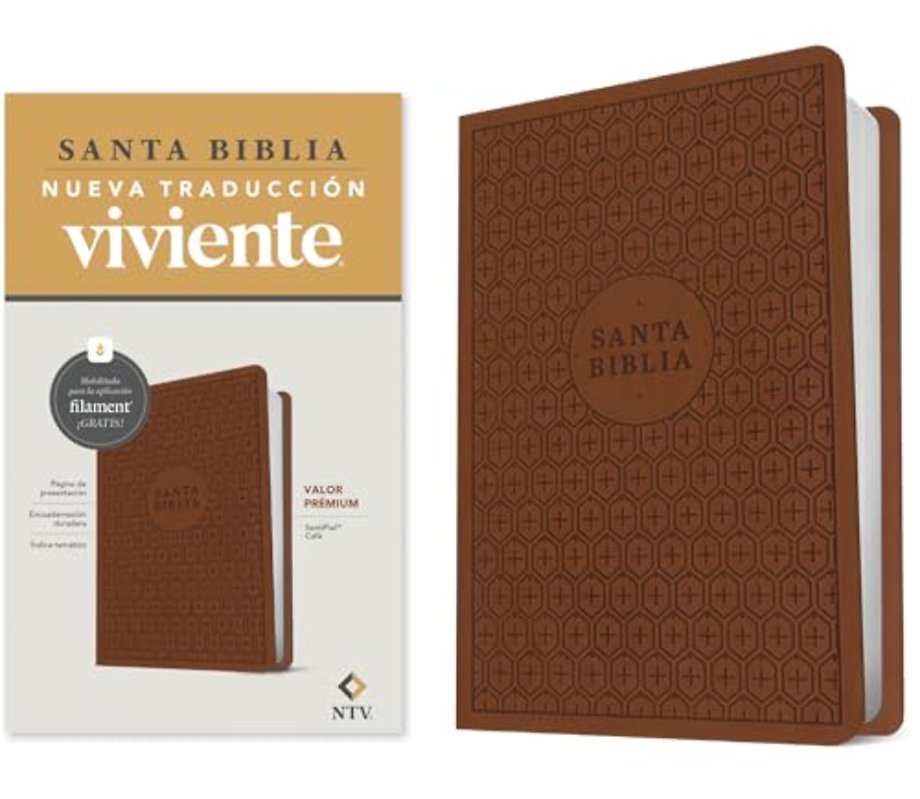 Biblia Valor Premium Ntv Con Filament (Sentipiel, Cafe)